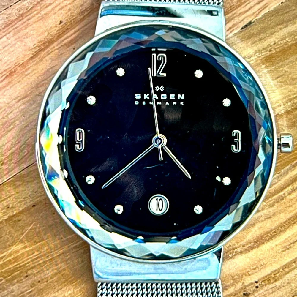 Skagen Ladies Crystal Date Watch